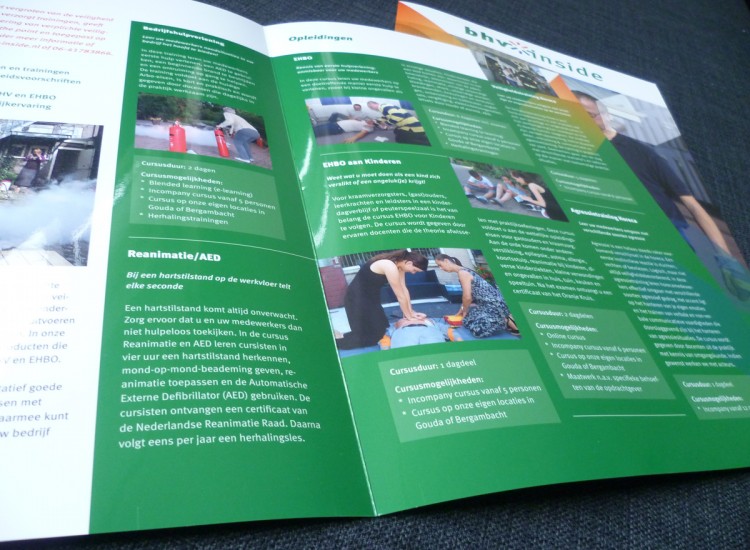Binnenwerk brochure BHV-Inside